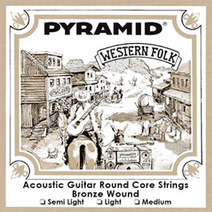 PYRAMID Western Folk Round Core Acoustic Guitar Strings 피라미드 라운드코어 어쿠스틱 기타 스트링