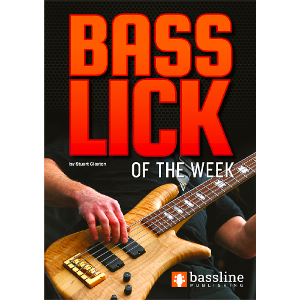 Bass Lick of the Week 베이스릭 오브 더 위크