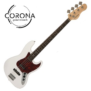 [Traditional Series] Corona - Standard Jazz / 코로나 베이스기타 Olympic White (Laurel)