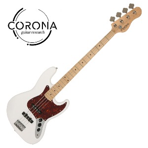 [Traditional Series] Corona - Standard Jazz / 코로나 베이스기타 Olympic White (Maple)