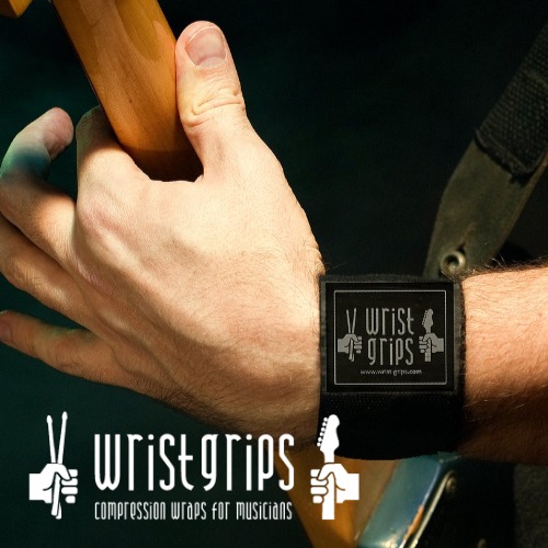 WristGrips Wrist Grips 리스트 그립 리스트그립 컴프레션 랩 - 뮤지션을 위한 손목 보호대 세트 (2개 1세트, FREE 사이즈)