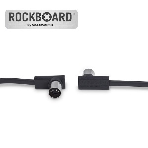 RockBoard 미디케이블 Flat Patch Midi Cable 60cm (MIDI 60 BK)