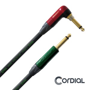 Cordial 코디얼 코디알 CRI PR SILENT (TS 케이블) 3m, 6m TS cable 사일런트 플러그 뉴트릭 / 기타케이블 / 악기케이블 (ㄱ자-일자)