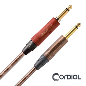 Cordial 코디얼 코디알 CSI PP METAL SILENT (TS 케이블) 3m, 6m TS cable 메탈 사일런트 플러그 뉴트릭 / 기타케이블 / 악기케이블 (일자-일자)