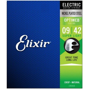 Elixir - OPTIWEB Electric Guitar Strings 옵티웹 일렉기타 스트링 / 009-042 / 010-046