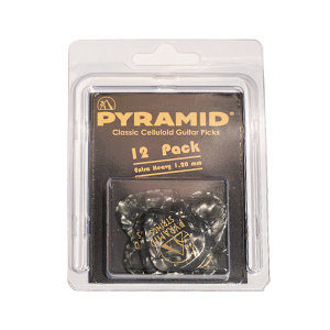 Pyramid Celluloid Pick Extra Heavy 12 pack 피라미드 기타 피크 / 베이스 피크 엑스트라 헤비 12개 팩